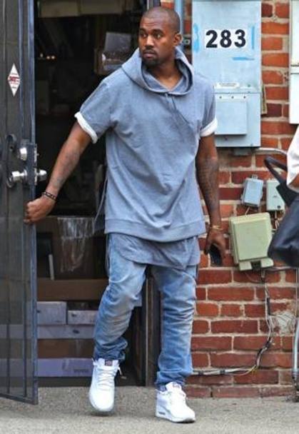 Il rapper Kanye West a Beverly Hills